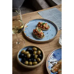 Салатник 320 мл d 16 см h3,8 см емкость для закусок Blue Panasia P.L. Proff Cuisine [1]