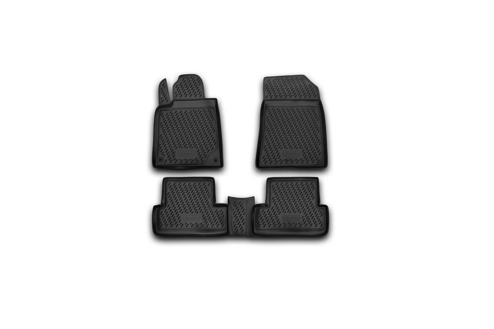 Коврики в салон PEUGEOT 407 2004->, 4 шт. (полиуретан)
