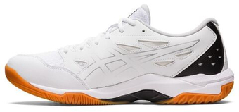 Мужские кроссовки для бадминтона/сквоша Asics Gel-Rocket 11 - белый/чистый серебристый