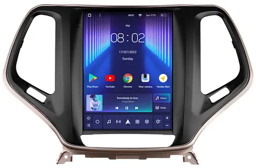 Магнитола для Jeep Cherokee 2014-2023 - Teyes TPRO 2 монитор 9.7" QLED в стиле "Тесла" на Android 10, Быстрая, 4G SIM-слот