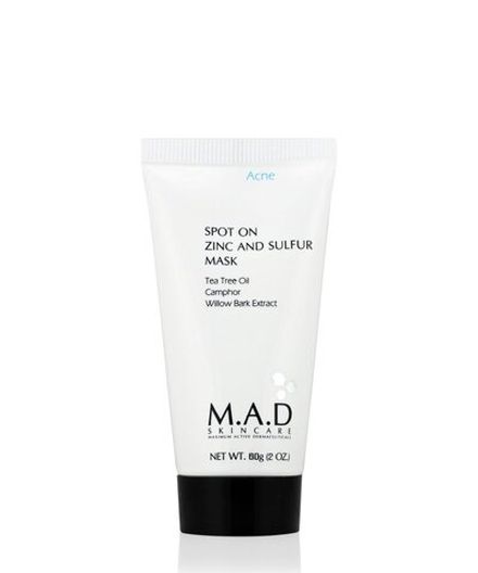 Spot On Zinc and Sulfur Mask — Подсушивающая маска с цинком и серой, 60 гр.