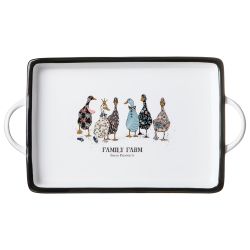 БЛЮДО С РУЧКАМИ LEFARD "FAMILY FARM" ПРЯМОУГ. 35,5*20*4 СМ 1000 МЛ
