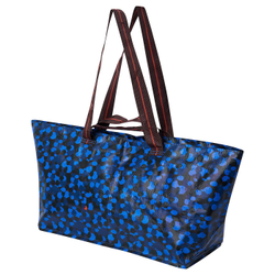 IKEA SPJUTSÖ  (ИКЕА СПЙУТСЁ)  -  Сумка - синий узор, 18x45x28 см/22 л