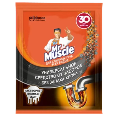 Mr.Muscle средство от засоров 70г