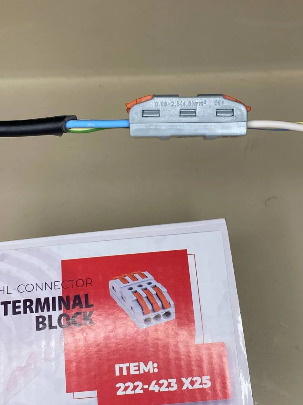 Клеммы проходные CMK423 222-423, 10 штук