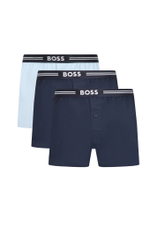 Трусики-боксеры 3шт. 3P Woven Boxer BOSS BLACK - темно-синий(50480034)