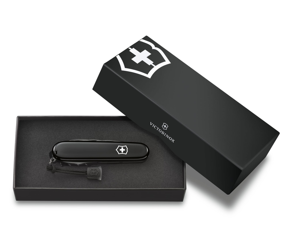 Нож Victorinox Spartan, 91 мм, 12 функций, черный