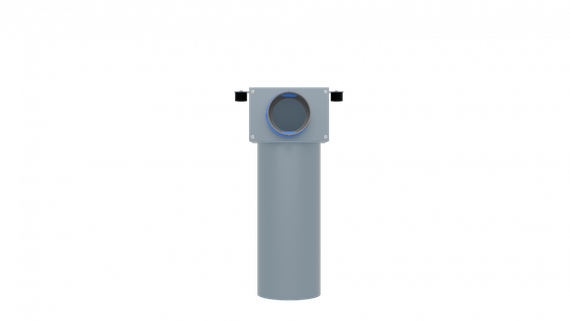 Flexag PCP-125/75x1 пленум вентиляционный потолочный, D125, на 1 выxод, L=300 мм