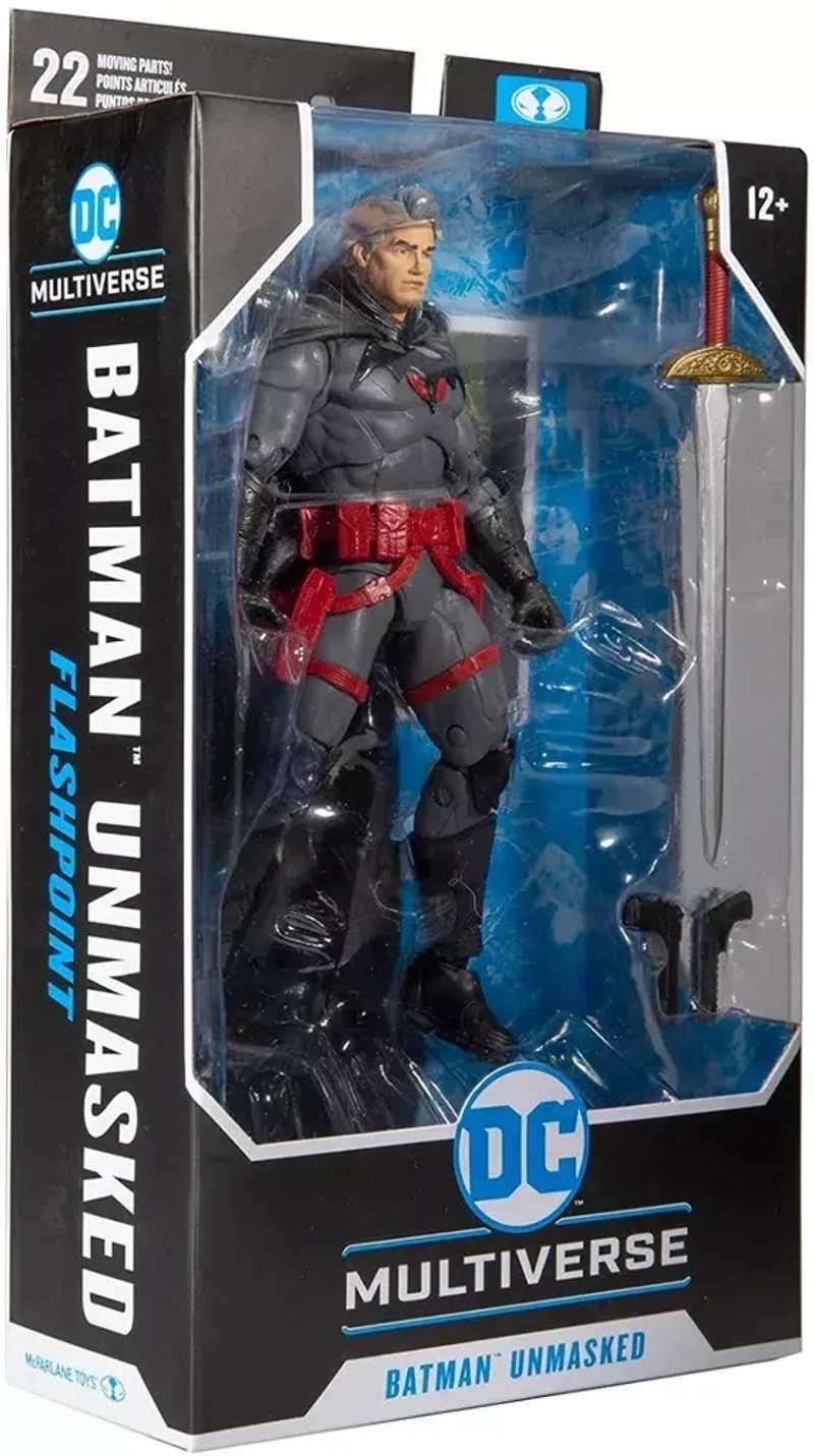 Фигурка DC Multiverse Batman Flash Point Batman Unmasked 18см, MF15018