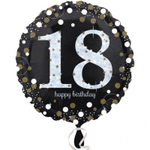А 18" HB Sparkling Birthday 18 gold S55