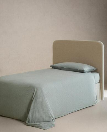 ZARA HOME ДЕТСКАЯ ПРОСТЫНЯ НА РЕЗИНКЕ В ПОЛОСКУ, СИНИЙ