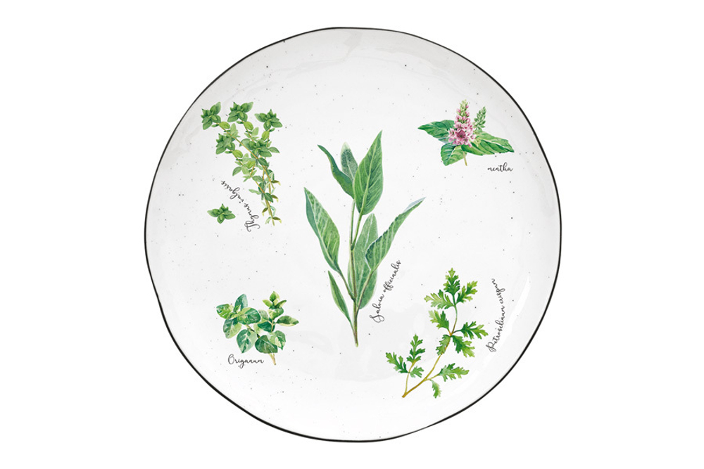 Тарелка 21см Easy Life Herbarium