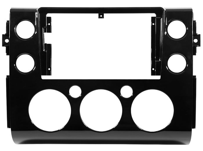 Магнитола для Toyota FJ Cruiser 2005-2022 (рамка черная) - FarCar S500+TS10 монитор 12.3" 2K QLED на Android 14, Быстрая, CarPlay, 4G SIM-слот