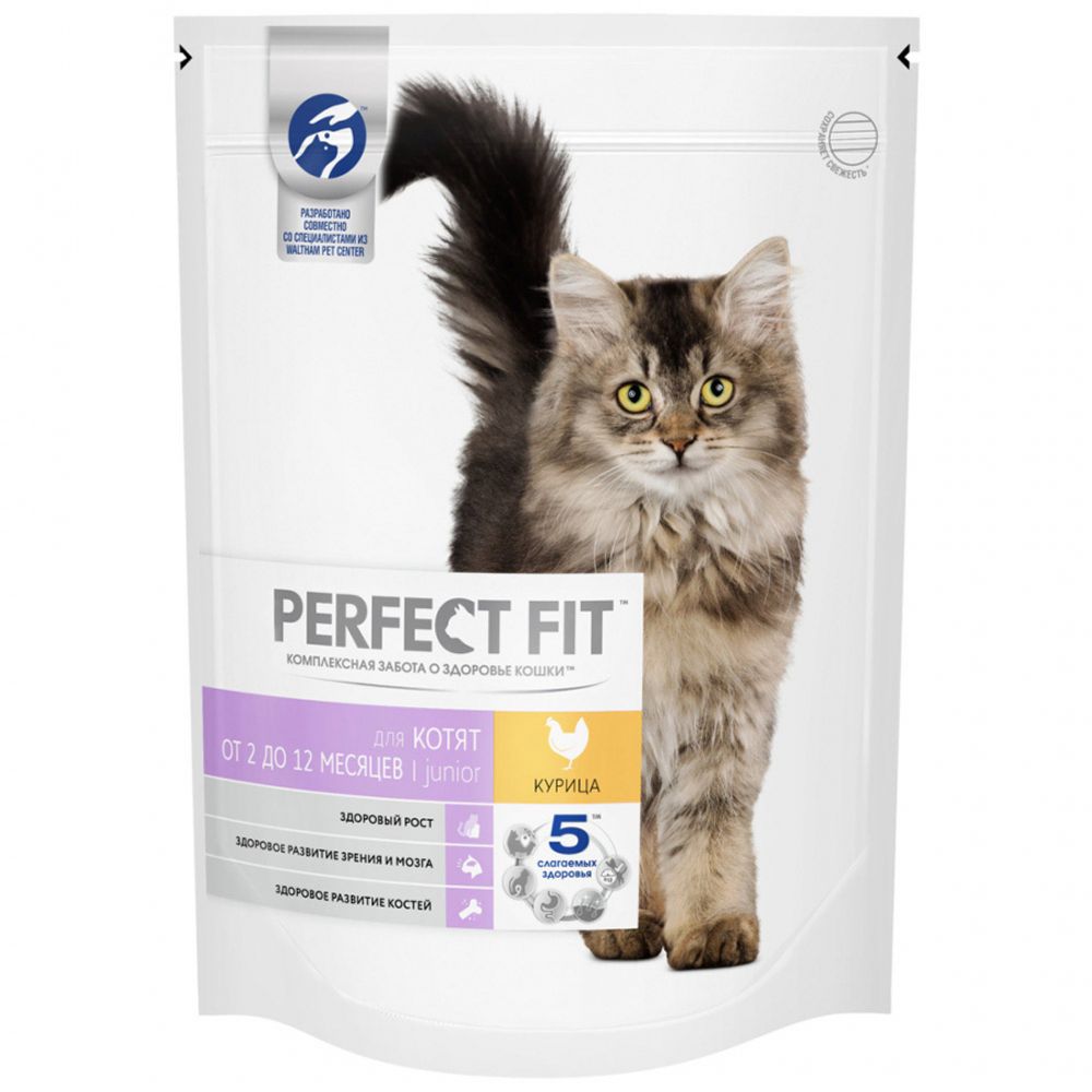 Сухой корм Perfect Fit Junior для котят, с курицей, 650 г Сухой корм Perfect Fit Junior для котят, с курицей, 650 г