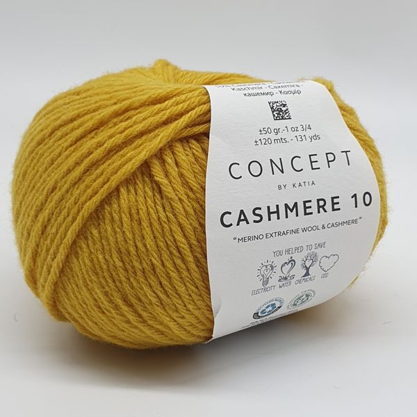 Cashmere 10 (40% меринос, 25% вискоза, 25% па, 10% кашемир) 120м/50 гр