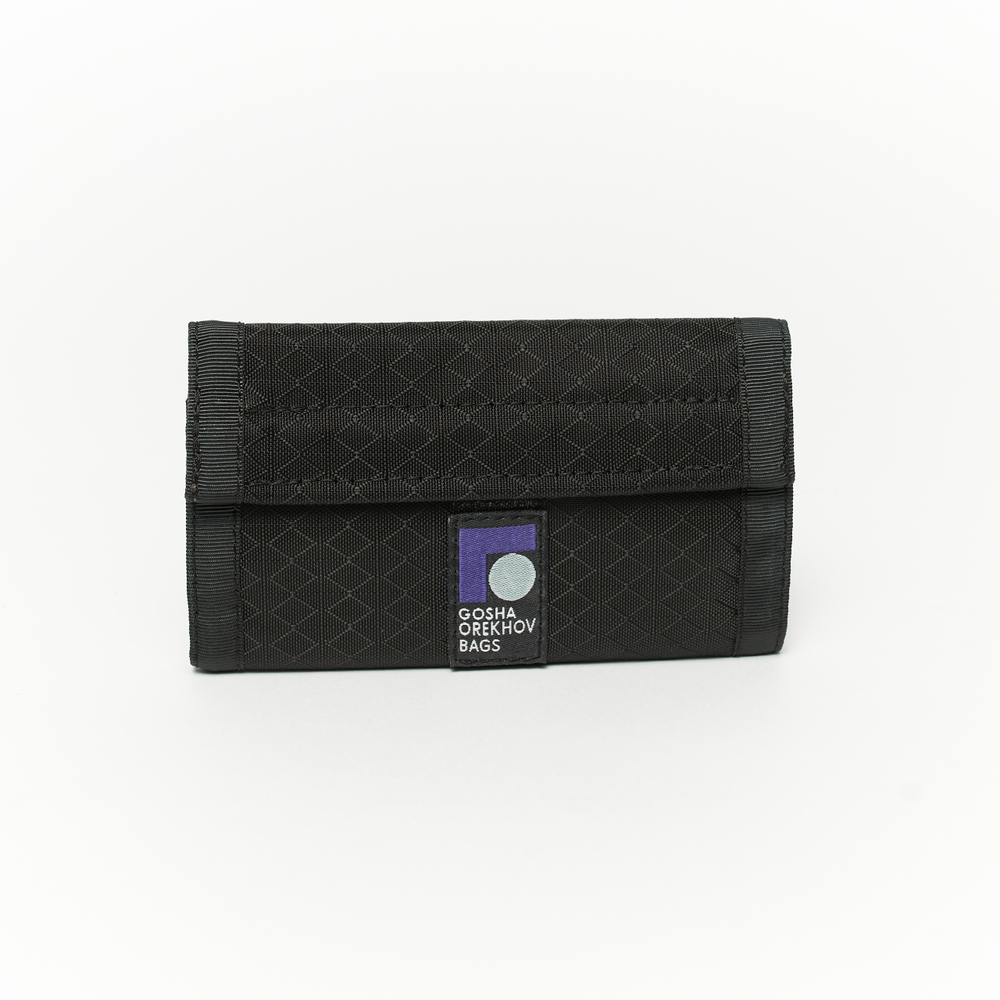 Кошелек Wallet черный/салатовый