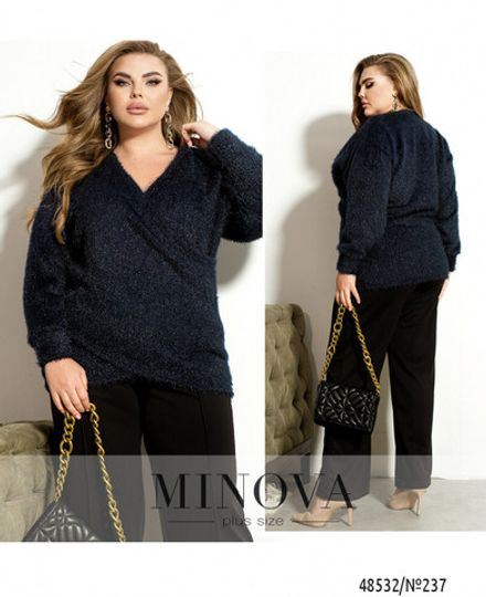 Туника 237-темно-синий Minova Фото 1