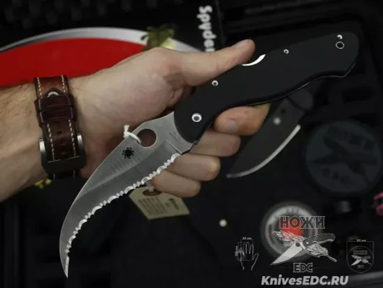 Нож складной Spyderco Civilian C12GS c клинком из стали VG-10, рукоять G10