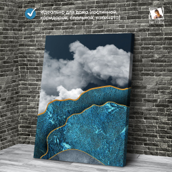 Картина karTTina "Пушистые одуванчики", 150 см х 70 см