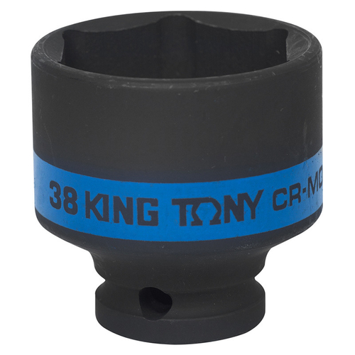 KING TONY (453538M) Головка торцевая ударная шестигранная 1/2", 38 мм