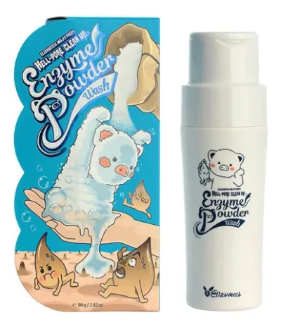Elizavecca Milky Piggy Hell-Pore Clean up Enzyme Powder Wash, 80g Энзимная пудра для умывания