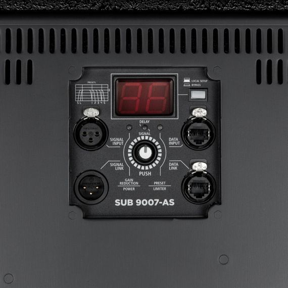 RCF SUB 9007-AS активный сабвуфер, 3400Вт, динамик 21 дюймов