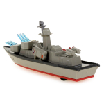 Модель ин. мет. "Крейсер" 18см, свет-звук, в ассорт, в коробка FY016-18SLMIL-GY (Технопарк)