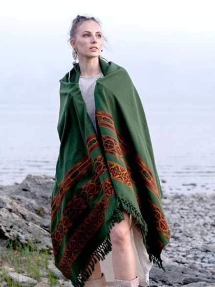 Шаль Куллу (зеленый)
