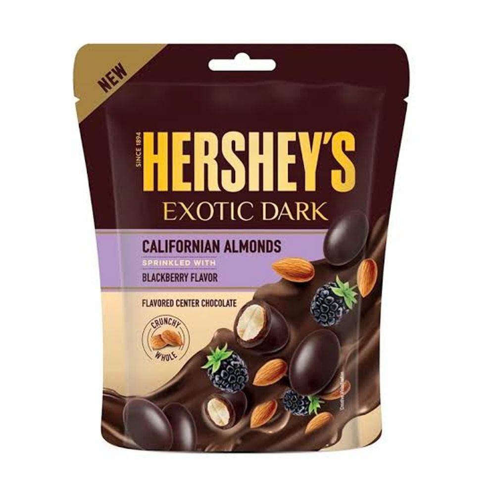 Конфеты Hershey s Миндаль и ежевика 90г