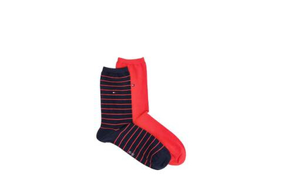 носки 2 пары Tommy Hilfiger - красный(100001494)
