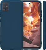 Мягкий Soft Touch чехол из силикона для SAMSUNG GALAXY A51 с бархатной подкладкой