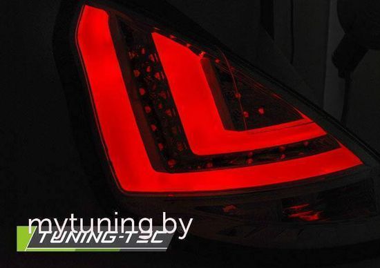 Задние фонари для Ford Fiesta VII 5D (08-12) LED Chrome