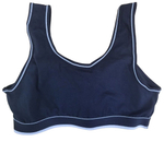Спортивный топ Sports Bra из хлопка (Размер: XL) (Цвет: черный)