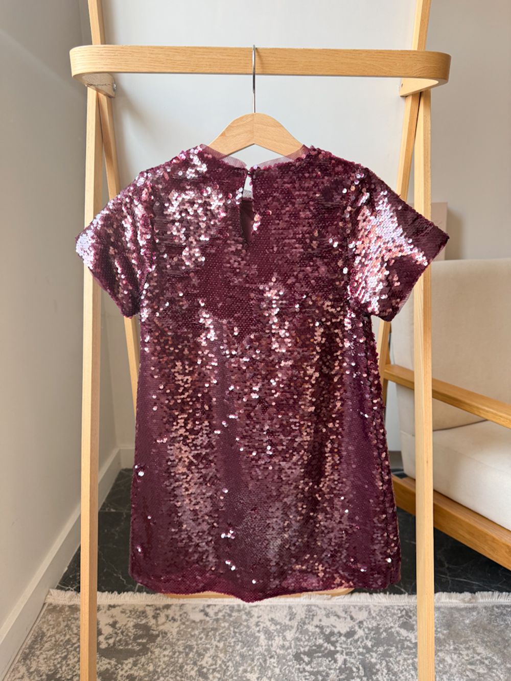Платье из пайеток Zara, 116
