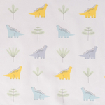 Простыня из сатина с принтом dinosauria world из коллекции tiny world, 160х270 см
