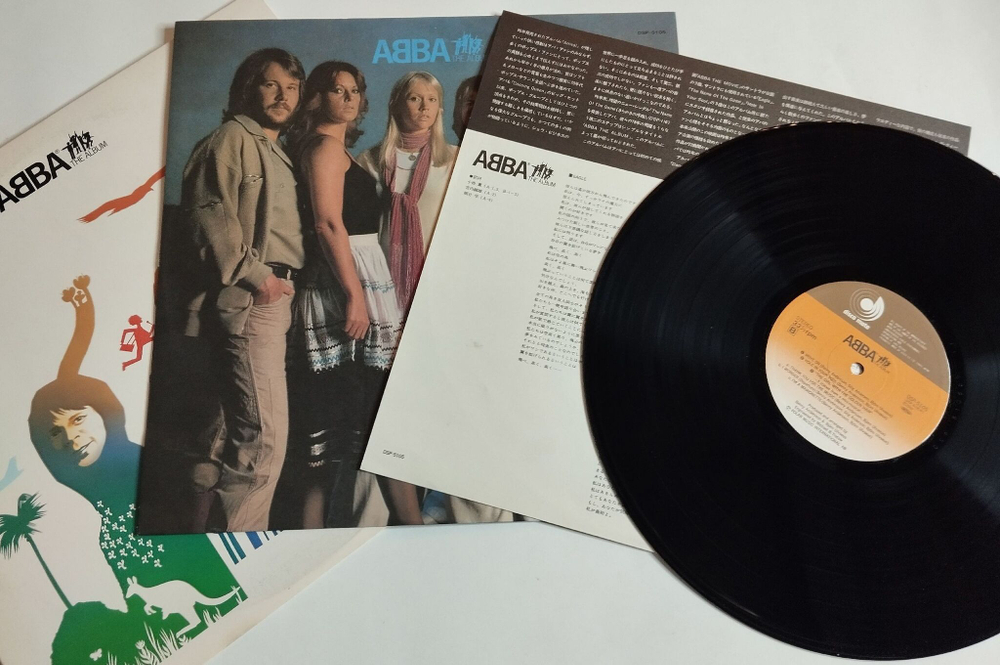 Винтажная виниловая пластинка LP ABBA The Album (Japan 1977) (No Obi)