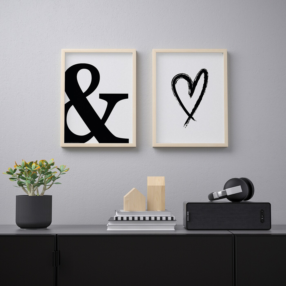 IKEA BILD (ИКЕА БИЛД) — Плакат, Et L'amour, 30x40 см, фото 2