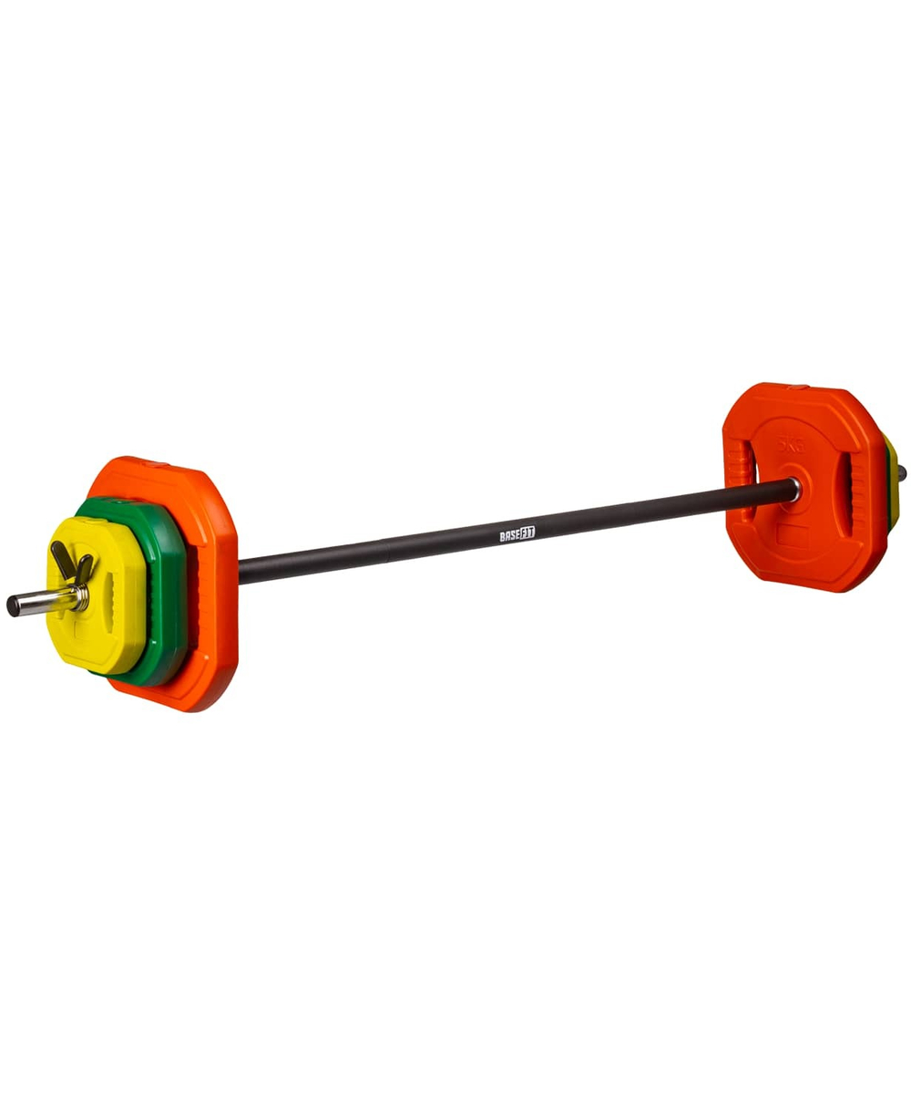 Штанга для бодипампа с разборным грифом BASEFIT BB-711, 20 кг (2 по 1,25, 2,5, 5 кг)