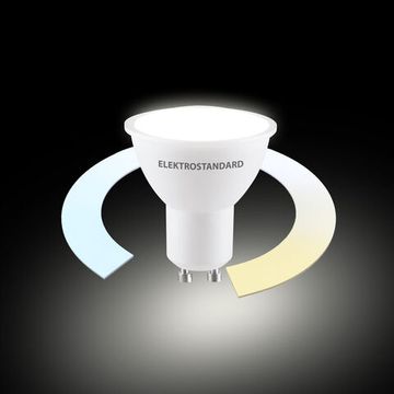 Умная светодиодная лампа GU10 LED 7W 3300К-6500К CCT+DIM BLGU1018 Elektrostandard