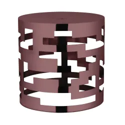 Подставка фуршетная стойка d 20 см h20 см круглая Brown Cutouts металл P.L. Hotelware