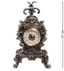 Veronese WS-614 Часы в стиле барокко «Королевский цветок»