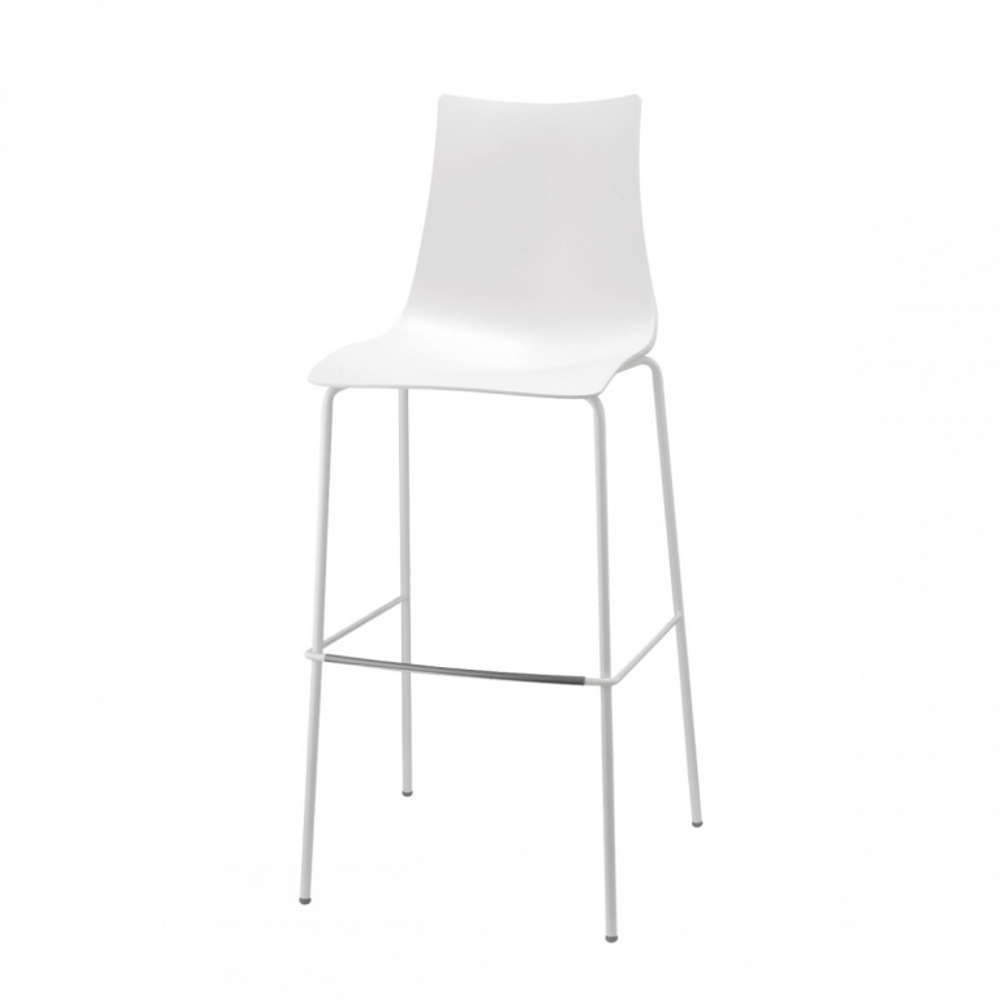 Стул барный пластиковый Scab Design Zebra Technopolymer, лен