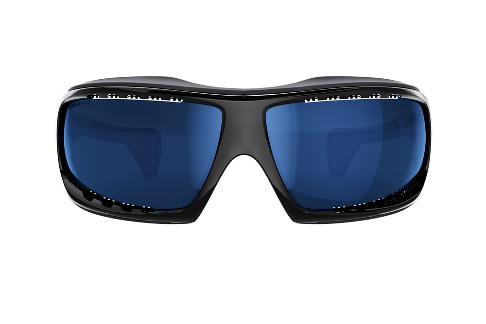 Спортивные очки LiP Typhoon / Gloss Black - Black / Zeiss / PA Polarized / Gun Blue Lens