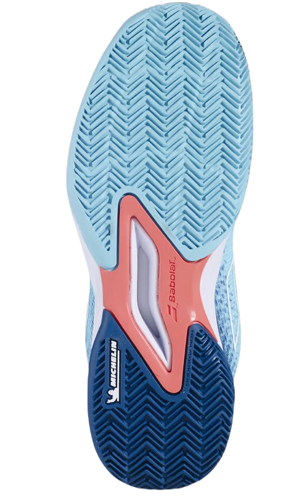 детские Кроссовки теннисные Babolat Jet Mach 3 Clay Junior Boy - небесный