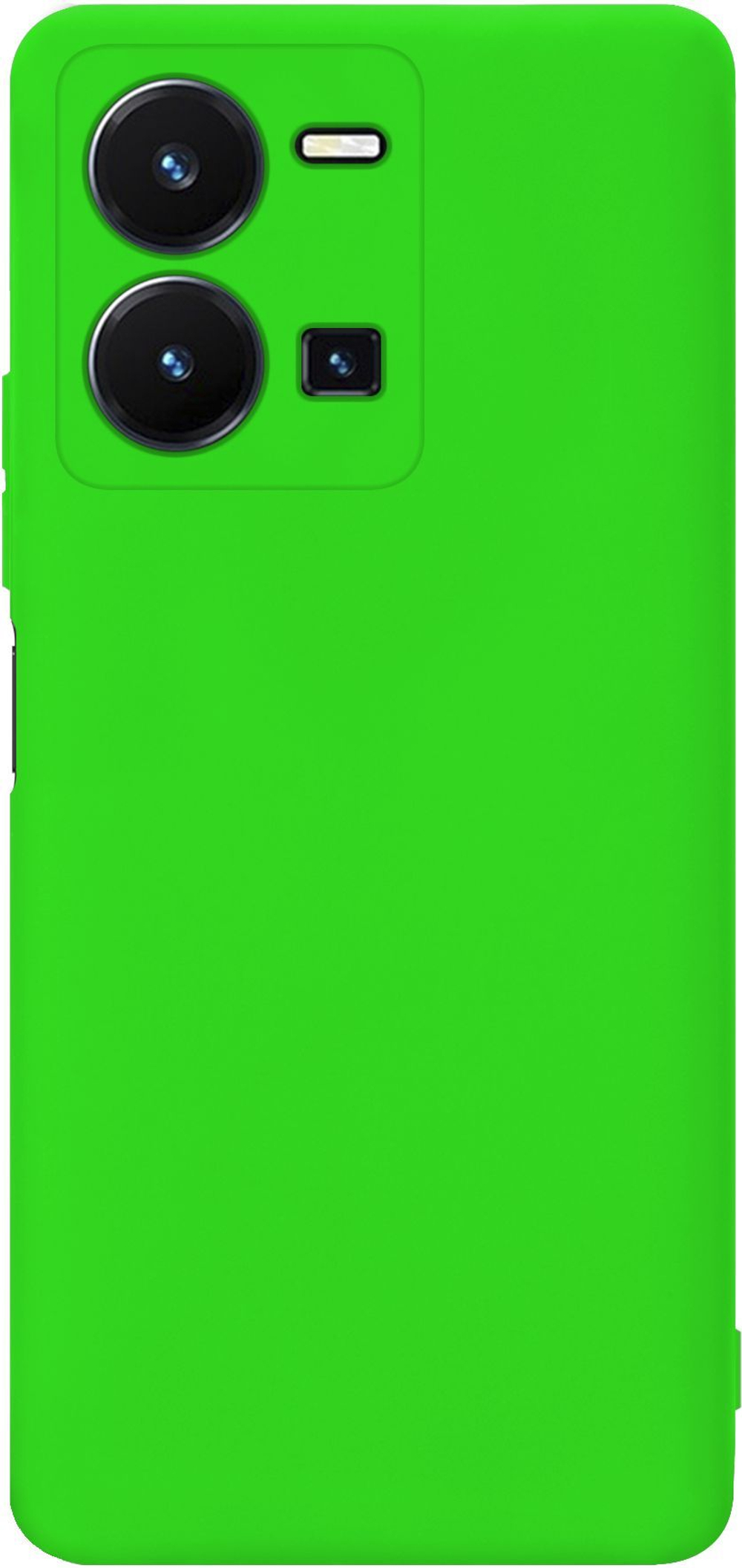 Мягкий Soft Touch чехол из силикона для VIVO Y35 с бархатной подкладкой
