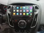 Магнитола для Ford Focus 3 2011-2019 (поддержка автопарковки, черная) - Kuberg QLed, Android 14, TS105, Быстрейшая, CarPlay, SIM-слот