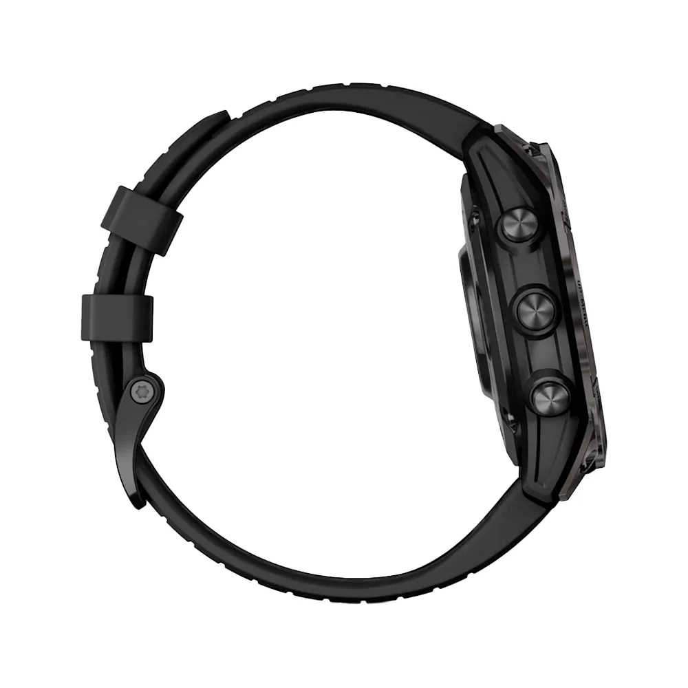 Умные часы Garmin Fenix 7 Pro, 47mm, Sapphire Solar Carbon Grey DLC Titanium with Black Band (010-02777-11)