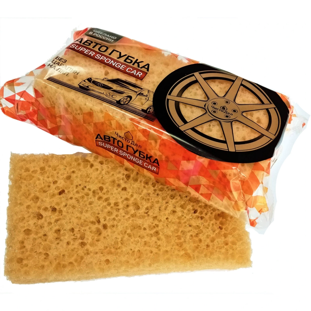 Губка автомобильная «ЧистоДел» Super sponge car