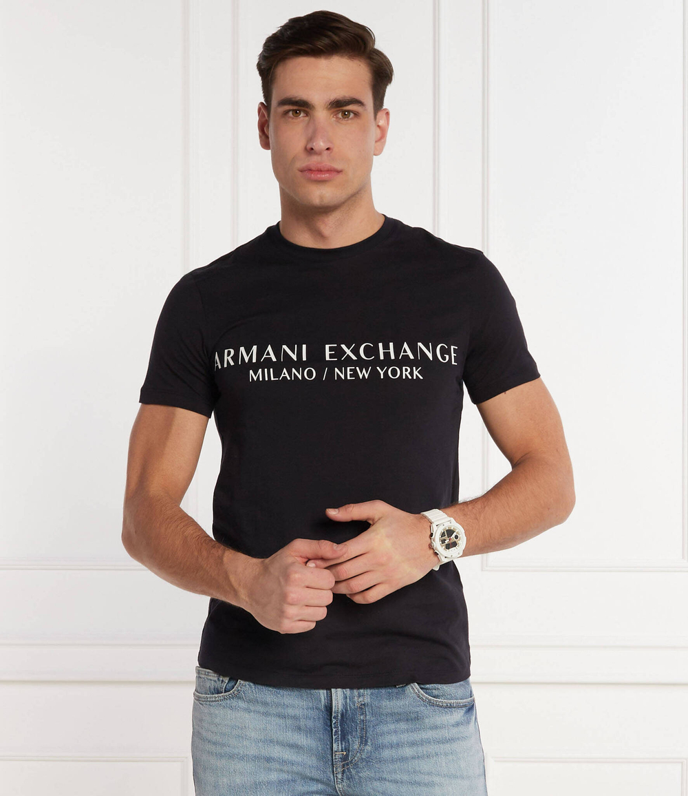 футболка Armani Exchange - темно-синий(8NZT72 Z8H4Z)
