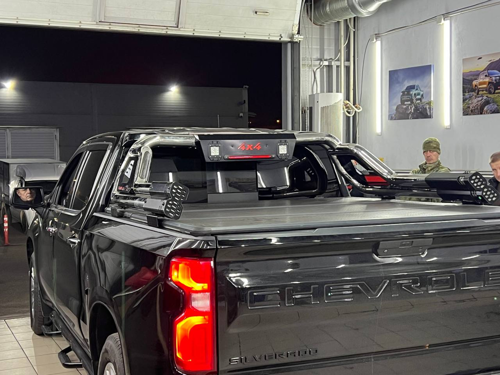 Дуга безопасности «МБМ» хром Chevrolet Silverado